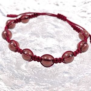 Handmade Macrame Crystal Bracelet